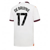 Pánský Fotbalový dres Manchester City Kevin De Bruyne #17 2023-24 Venkovní Krátký Rukáv